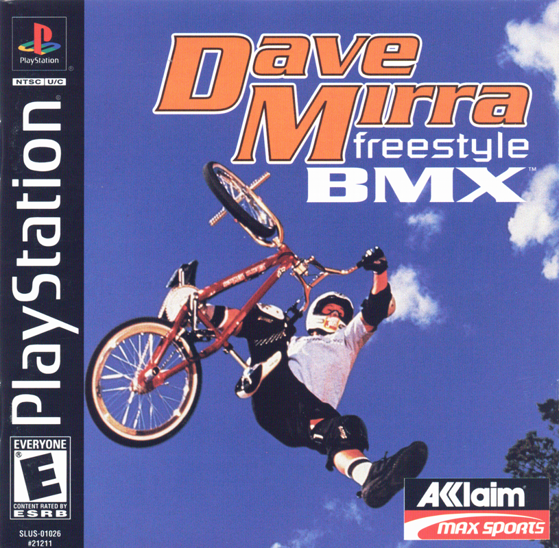 Dave Mirra Freestyle BMX box art for Playstation